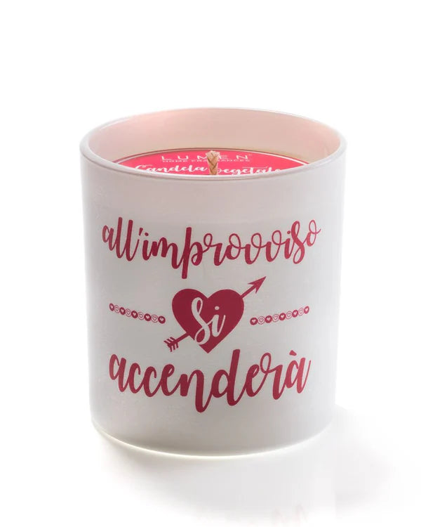 Candela Vegetale "All'improvviso si accenderà" - Non ti scordar di me